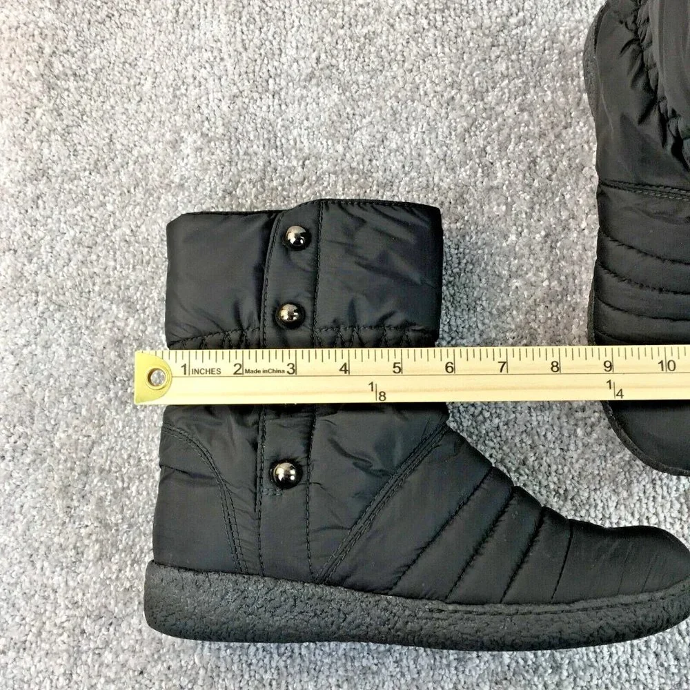 Stuart Weitzman cold weather Rain‎ Snow black boots Slip On Women's Sz 8.5 N